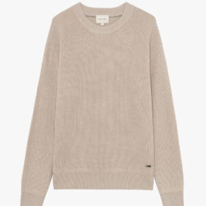 Maglione girocollo – beige