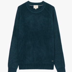 Maglione girocollo – petrolio