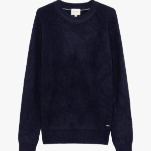 Maglione girocollo – blu