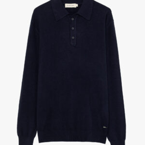 Polo in maglia – blu