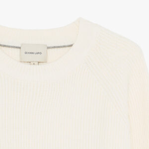 Maglione girocollo – bianco
