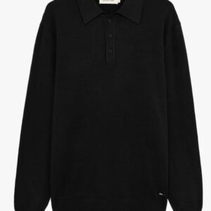 Polo in maglia – nero